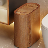 Slim Press-Top Trash Can for Kitchen, Living Room, and Hotel