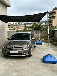 Adjustable Telescopic Support Pole for Patio Sunshade Net Car Sunscreen Plant Awning