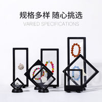PE Film Suspension Jewelry Display Case for Bracelets and Brooches, Transparent Plastic Storage Box