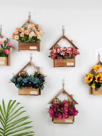 Creative Wall Mounted Artificial Flower Decor for Home & Shop