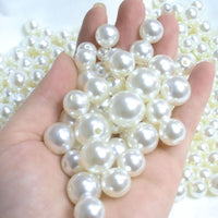 High-Luster Imitation Pearl Beads for DIY Crafts and Apparel