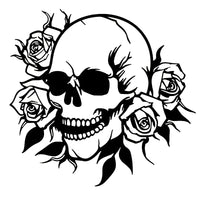 Halloween Skull Metal Wall Art Decor