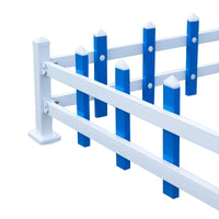 Zinc Steel Garden and Lawn Fence for Community, Campus, Farm, and Municipal Landscaping
