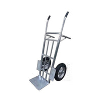Heavy-Duty Shock-Absorbing Galvanized Steel Hand Truck for Construction Sites