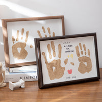 DIY Sand Handprint Art Frame Kit for Couples & Friends, Beach Souvenir Keepsake