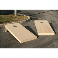 Wooden Cornhole Board Set with Beanbags for Outdoor Games