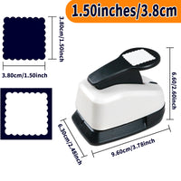 Decorative Edge Craft Punch for DIY Cards and Scrapbooking, Square Shape
