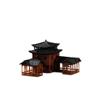 Miniature Ancient Chinese Architecture Landscape Ornament for Aquariums & Bonsai
