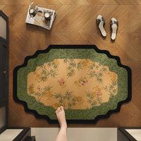 Diatomaceous Earth Bath Mat, Non-Slip Absorbent Quick Dry Shower Floor Mat for Home Bathroom