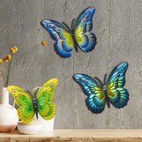Hollow Butterfly Garden Stake Ornament for Outdoor Patio and Yard Decor