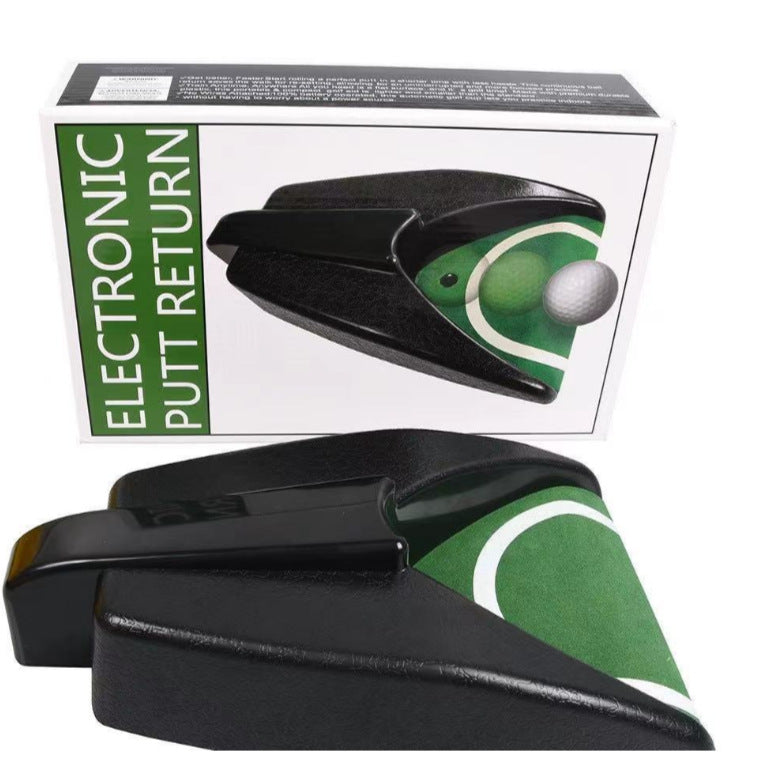 Golf Putting Practice Mat with Automatic Ball Return for Indoor Office Use