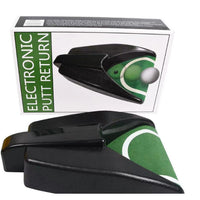 Golf Putting Practice Mat with Automatic Ball Return for Indoor Office Use