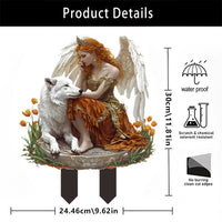 Acrylic Garden Stakes Outdoor Yard Decorations
