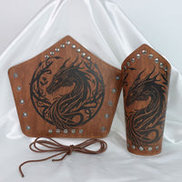 Medieval Retro Embossed Gauntlet Wristband for Cosplay & Stage Performance, Knight Costume Accessory
