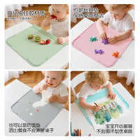 Silicone Placemat Heat-Resistant Non-Slip Easy Clean Baby Feeding Mat for Kids