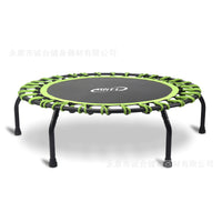 Adult & Kids Round Fitness Trampoline with Handrail for Indoor/Outdoor Exercise