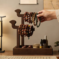 Wooden Bracelet Necklace Display Stand Holder for Jewelry Watches