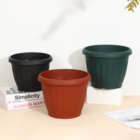 Two-Tone Resin Plastic Nursery Pot for Seedlings and Succulents