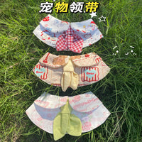 Adjustable Pet Cat Dog Bow Tie Collar for Small to Medium Breeds, Cartoon Design Necktie for Photoshoots and Decoration