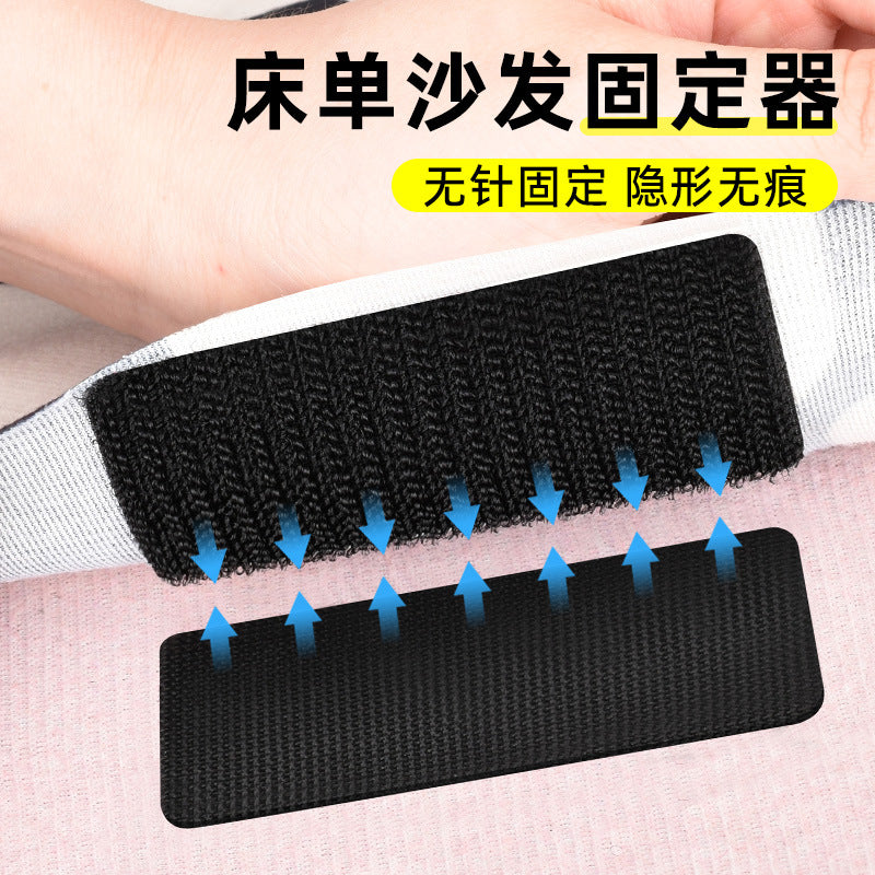 Self-Adhesive Hook and Loop Fasteners for Rugs, Sofa Cushions, and Bed Sheets