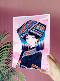 Ethnic Zhuang Quilling Art Kit for Beginners with Frame Option