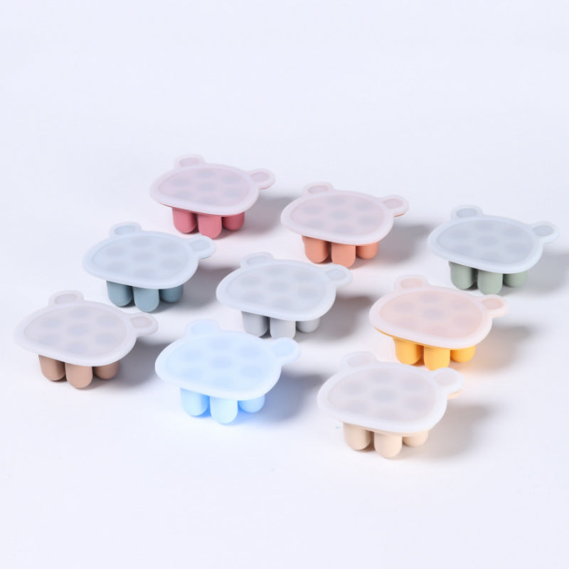 7-Cavity Silicone Ice Stick Mold with Lid for Water Bottles, Easy Release DIY Ice Cube Tray