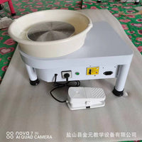 Pottery Wheel Machine for Kids and Adults, Stepless Speed Control Electric Kiln for Home and School Pottery Workshops