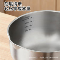 304 Stainless Steel Colander and Mixing Bowl Set for Washing Vegetables and Fruits