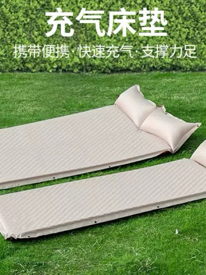 Self-Inflating Camping Sleeping Pad Portable Thickened Tent Mattress for Outdoor Backpacking