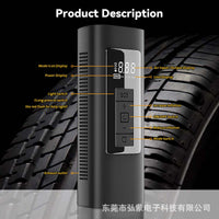 Portable Car Tire Inflator Pump - Corded/Cordless Options for Outdoor Use