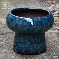Yixing Zisha Ceramic Succulent Planter Pot for Home Decor and Micro Landscapes