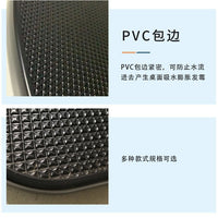 Pet Grooming Table Top Replacement Rubber Mat with Aluminum Alloy Edge for Dogs and Cats