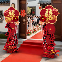 Wedding Arch KT Board Entrance Decor for Rural Home Courtyard