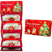 Christmas Santa Claus DIY Foldable Red Envelopes for Money Gift Cards