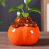 Creative Ceramic Pineapple Vase Hydroponic Plant Desktop Ornament