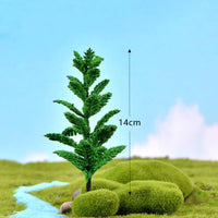 Miniature Artificial Banyan Tree & Pine Tree for Micro Landscape Decor
