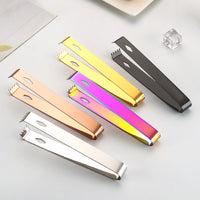 304 Stainless Steel Ice Tongs for Bar & Kitchen, Thickened Food & Towel Clip