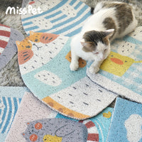 MISSPET Cat Litter Mat Trapper Pad for Litter Boxes