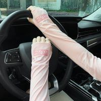 Japanese Style UV Protection Cooling Arm Sleeves for Summer Outdoor Activities
