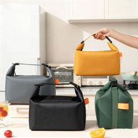 Foldable Insulated Lunch Bag, Waterproof Portable Thermal Picnic Tote for Work and Travel, Large Capacity Food Container