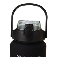 Large Capacity Frosted Plastic Water Bottle Set with Scale for Sports and Outdoor Activities