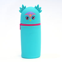 Retractable Unicorn Silicone Pencil Case with Zipper