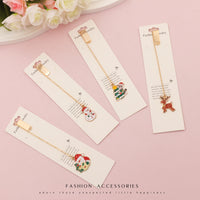 Cute Christmas Snowman Bookmark Page Clip for Students & Graduates, Creative Souvenir Gift