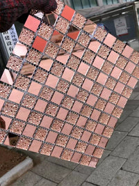 Crystal Glass Mosaic Tiles for Bathroom, Kitchen, Pool, and Wall Decor