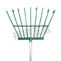 Household Garden Rake Multi-tooth Leaf Soil Cultivator Tool