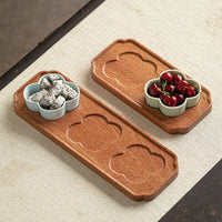 Ceramic Cloud Snack Dish with Compartments for Appetizers and Dried Fruits