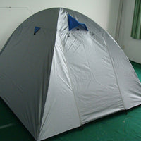 Outdoor Double Layer Camping Tent Waterproof Windproof for 3-4 Person