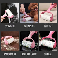 Lint Roller with Handle and Refills for Pet Hair and Dust Removal