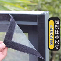 Self-Adhesive Window Screen Mesh, No-Drill Mosquito Net for Home Windows