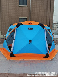 Insulated Hexagonal/Octagonal Hot Tent with Stove Jack for Winter Camping